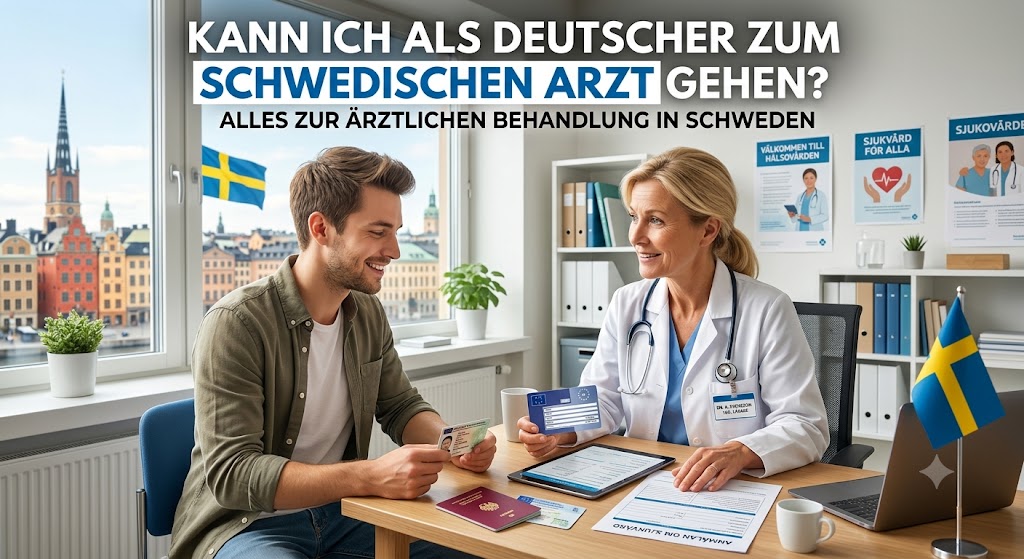 Als Deutscher in Schweden zum Arzt – Eindruck aus Småland, Schweden