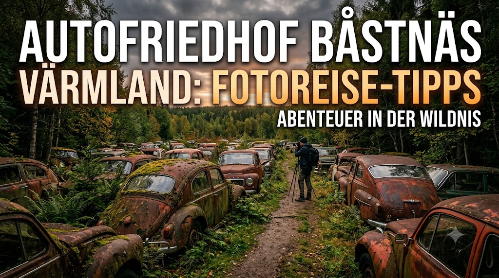 Autofriedhof Båstnäs: Tipps für deine Fotoreise (Värmland)