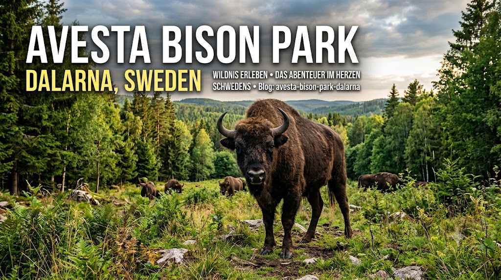 Avesta Bison Park – Eindruck aus Småland, Schweden