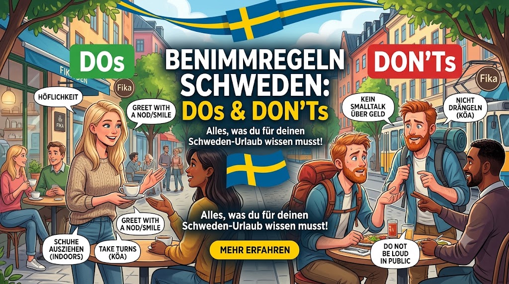 Benimmregeln Schweden Etikette – Eindruck aus Småland, Schweden