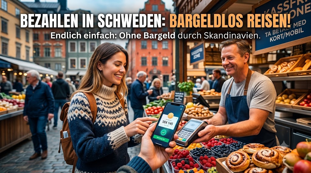 Bezahlen in Schweden bargeldlos – Eindruck aus Småland, Schweden