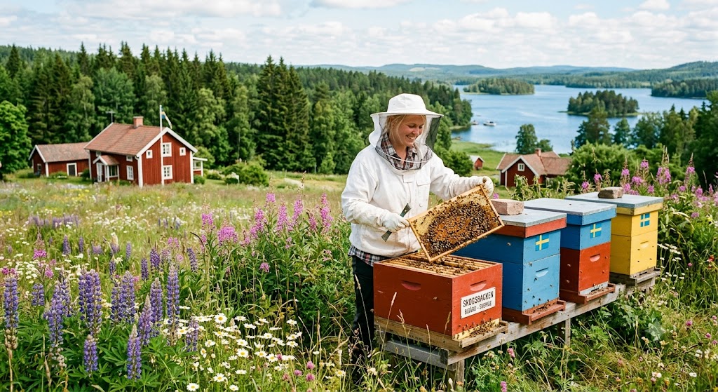 Bienen halten in Schweden – Eindruck aus Småland, Schweden