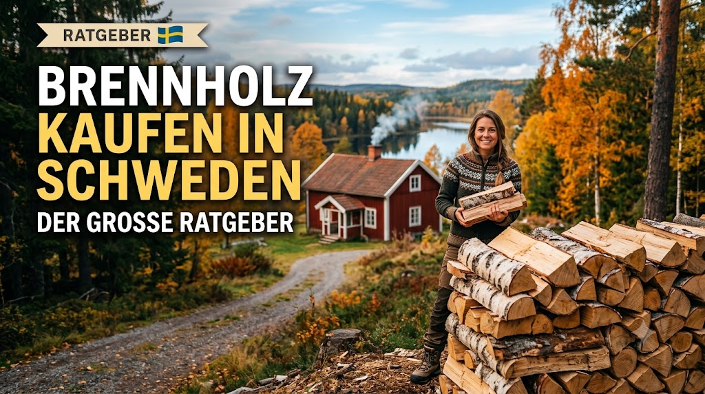 Brennholz kaufen in Schweden – Eindruck aus Småland, Schweden