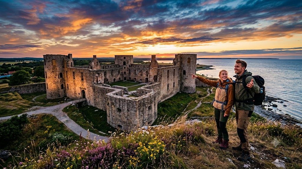 Burgruine Borgholm – Eindruck aus Småland, Schweden
