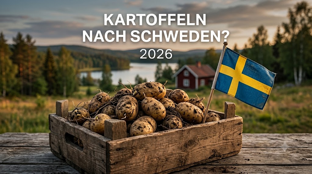 Darf man Kartoffeln mit nach Schweden nehmen – Eindruck aus Småland, Schweden