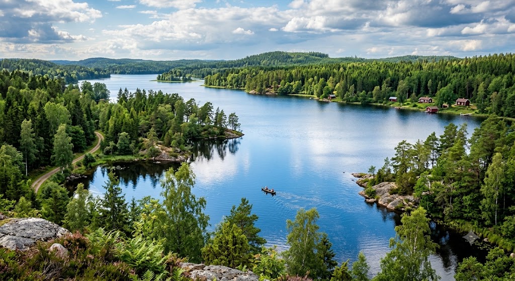 10 schönste Seen in Småland