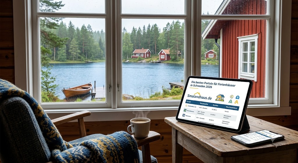 Die besten Portale für Ferienhäuser in Schweden 2026