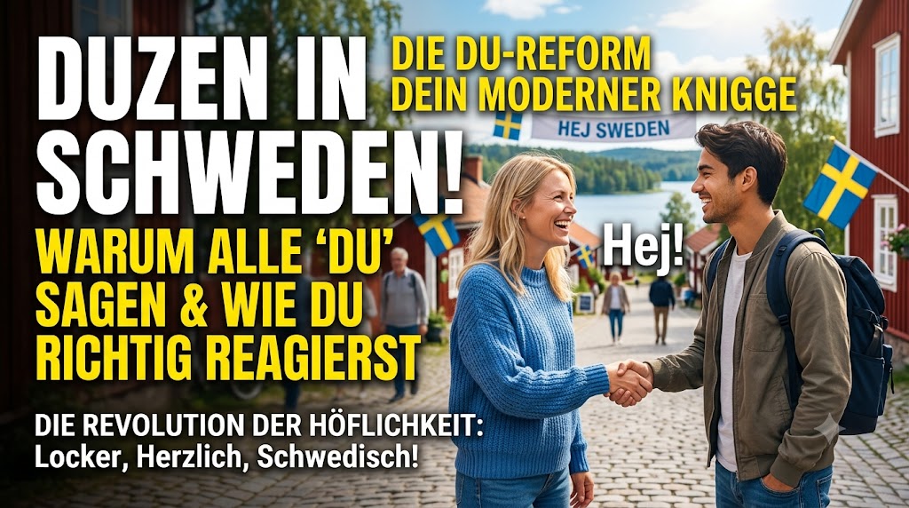 Duzen in Schweden Du-Reform – Eindruck aus Småland, Schweden
