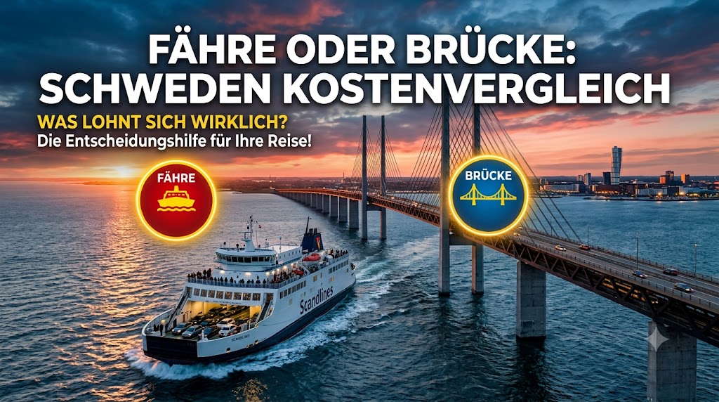 Faehre oder Bruecke Schweden – Eindruck aus Småland, Schweden