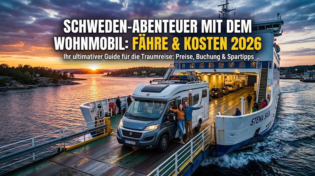 Fähre nach Schweden mit Wohnmobil Kosten & Routen 2026 – Eindruck aus Småland, Schweden