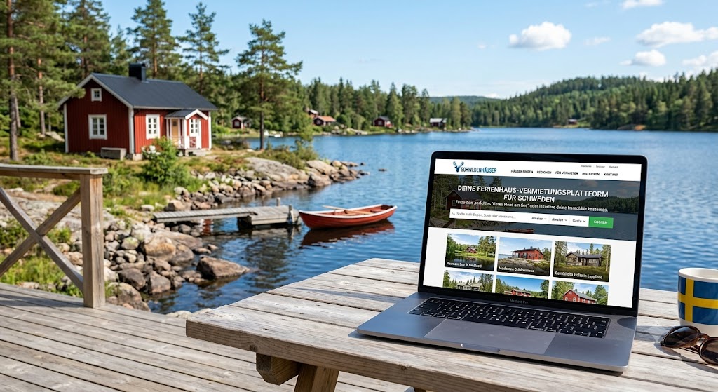 Ferienhaus-Vermietungsplattform für Schweden