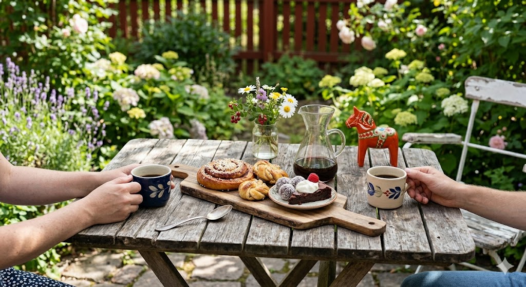 Schwedische Kanelbulle frisch aus dem Ofen – Zimtschnecke für die Fika