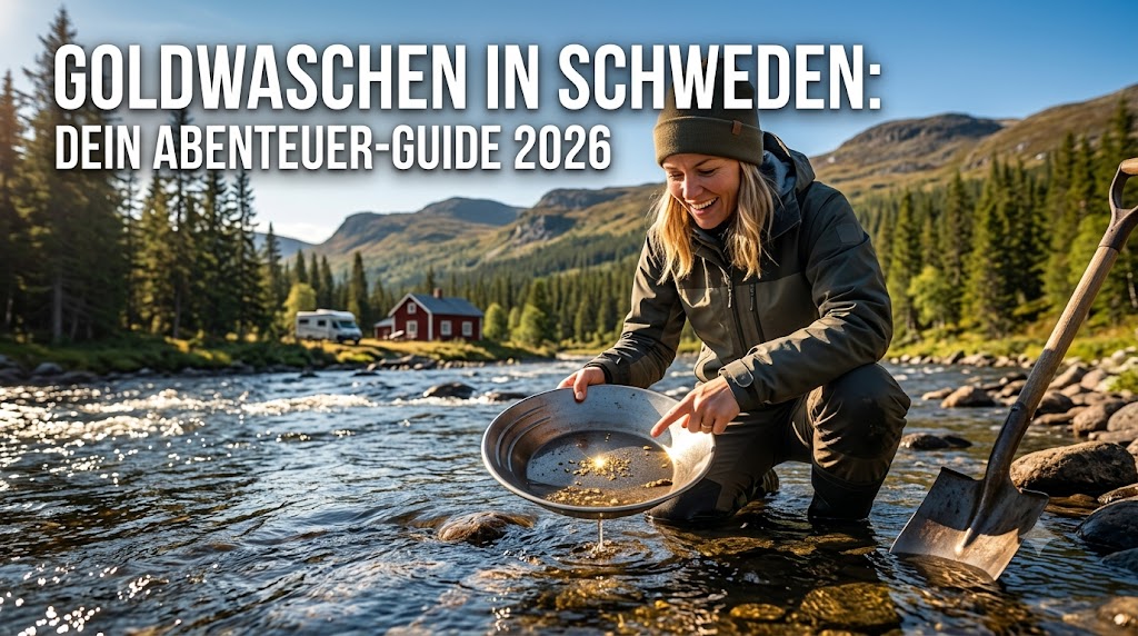 Goldwaschen in Schweden Tipps, Orte & Ausrüstung – Eindruck aus Småland, Schweden