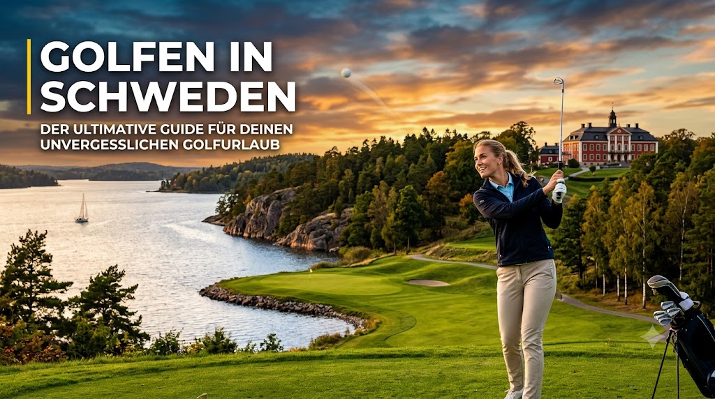 Golfspielen in Schweden – Eindruck aus Småland, Schweden