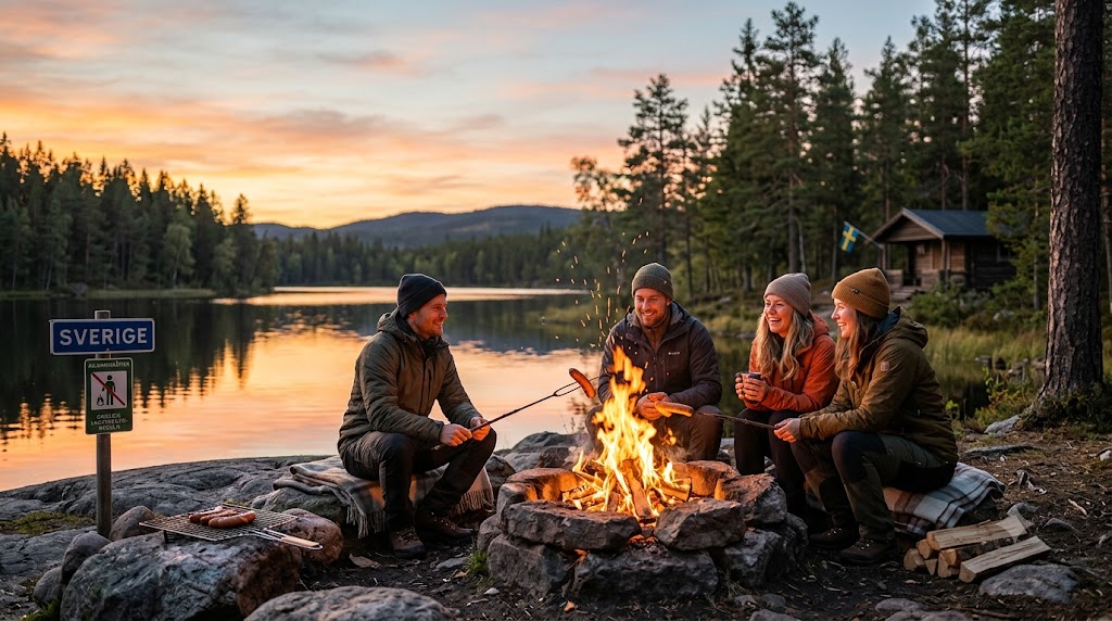 Grillen in Schweden – Eindruck aus Småland, Schweden