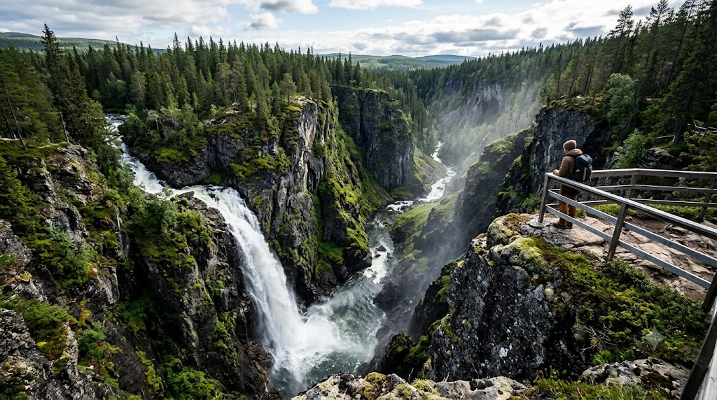 Hällingsåfallet – Eindruck aus Småland, Schweden