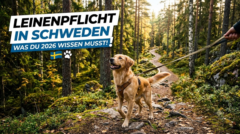 Leinenpflicht für Hunde in Schweden Regeln & Gesetze – Eindruck aus Småland, Schweden