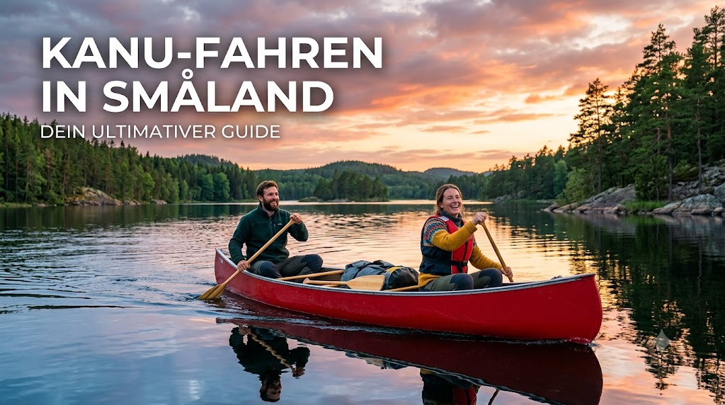 Kanu fahren in Småland – Eindruck aus Småland, Schweden