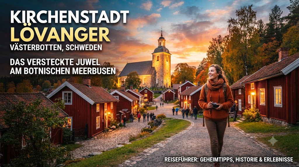 Kirchenstadt Lövånger – Eindruck aus Småland, Schweden