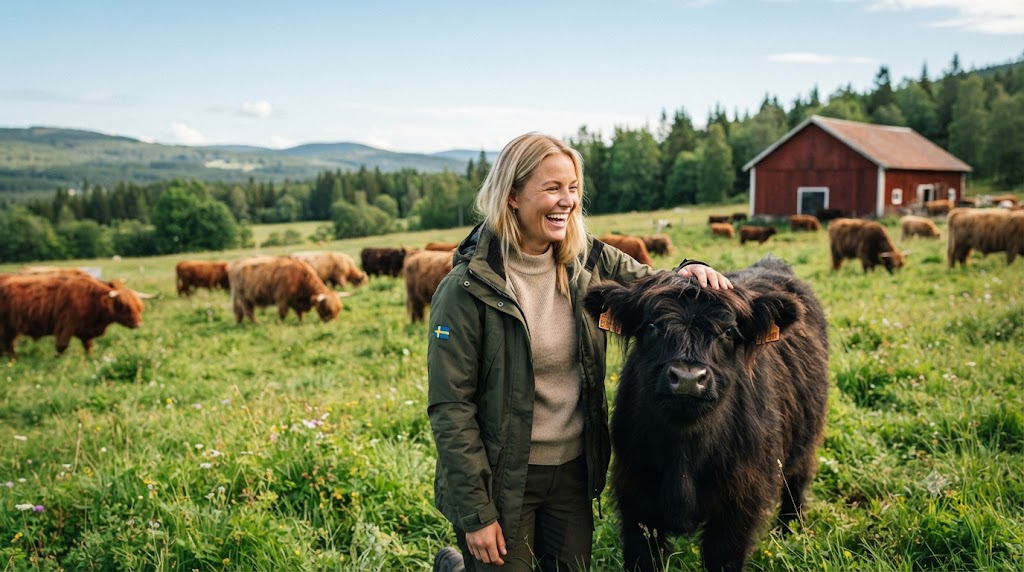 Kuh kaufen in Schweden – Eindruck aus Småland, Schweden