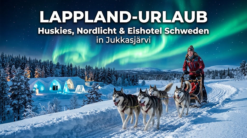 Lappland Urlaub Eishotel Husky – Eindruck aus Småland, Schweden