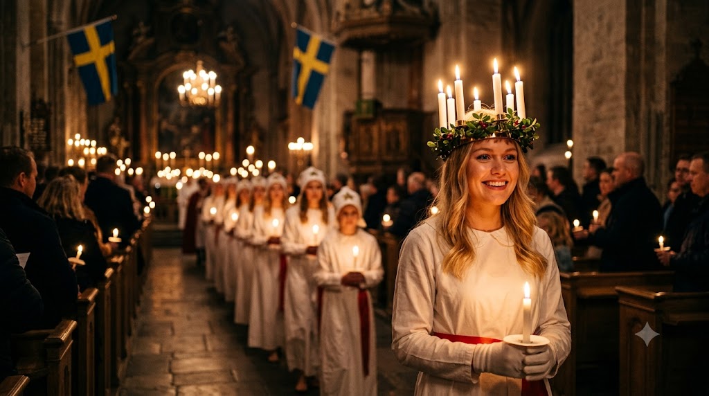 Lucia-Fest Schweden Braeuche – Eindruck aus Småland, Schweden