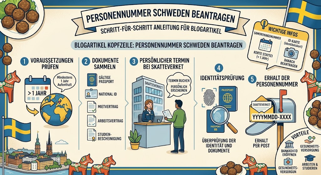 Personennummer Schweden beantragen - Der komplette Guide