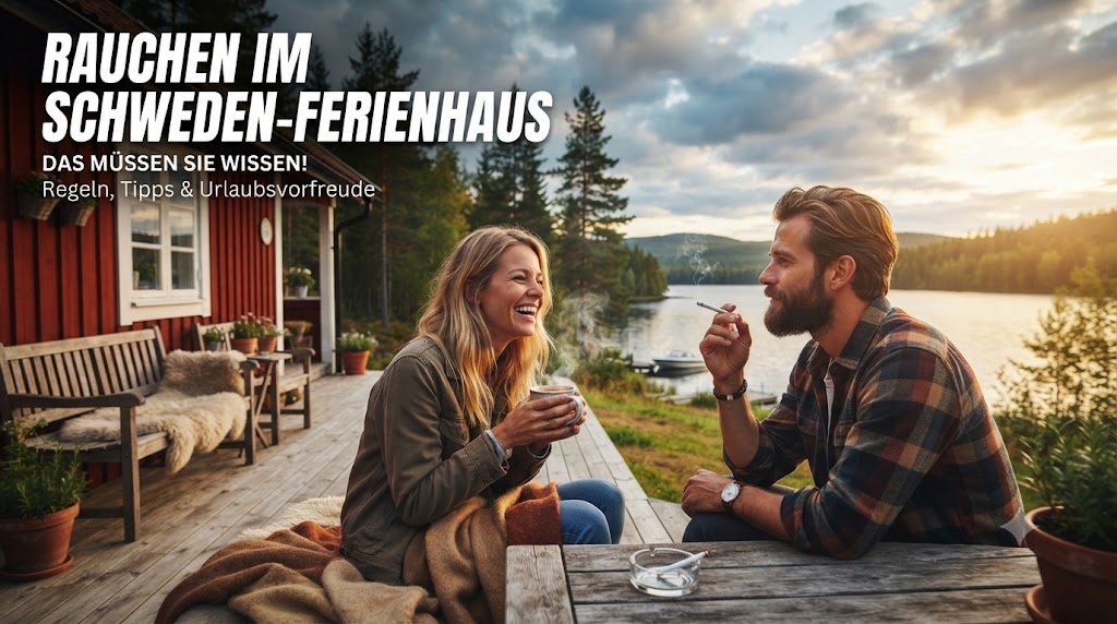 Rauchen in Schweden – Eindruck aus Småland, Schweden