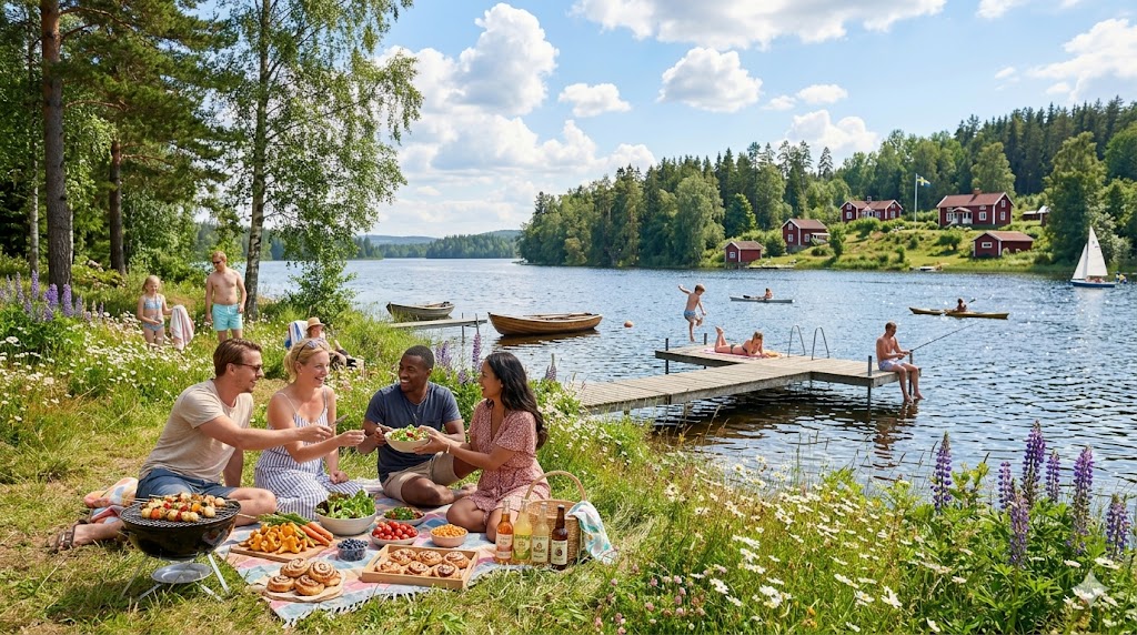 Vier Jahreszeiten in Schweden