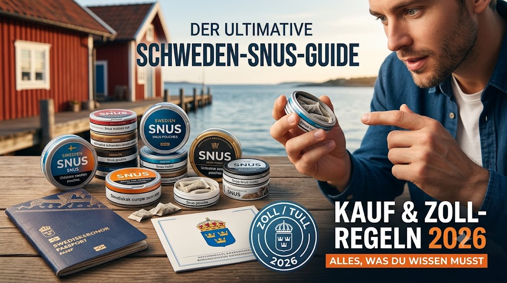 Schweden Snus Guide: Zoll, Kauf & Unterschiede