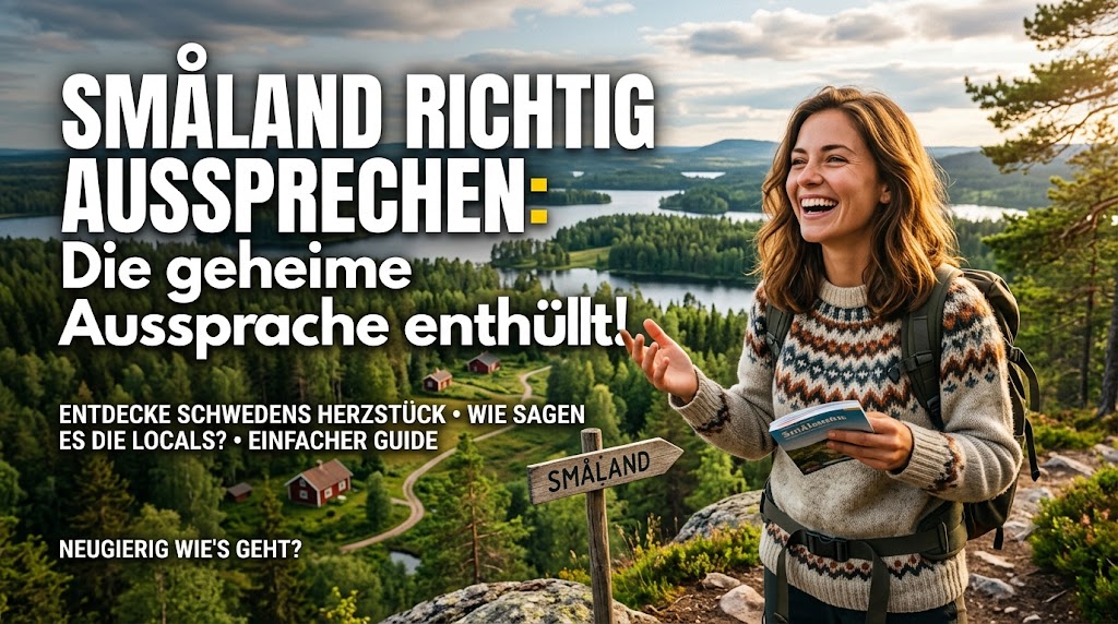 Smaland richtig aussprechen – Eindruck aus Småland, Schweden