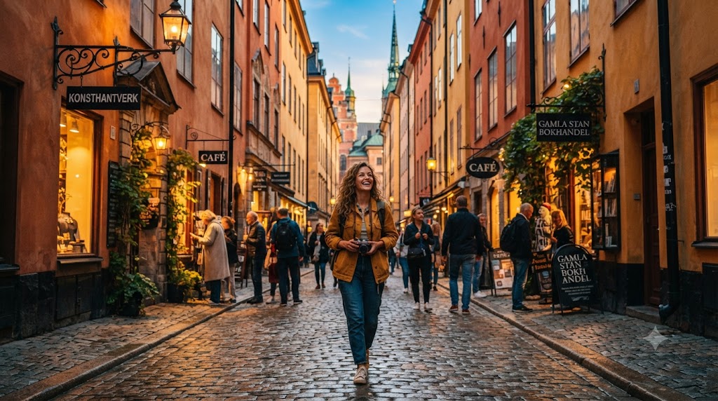 Altstadt in Stockholm – Eindruck aus Småland, Schweden