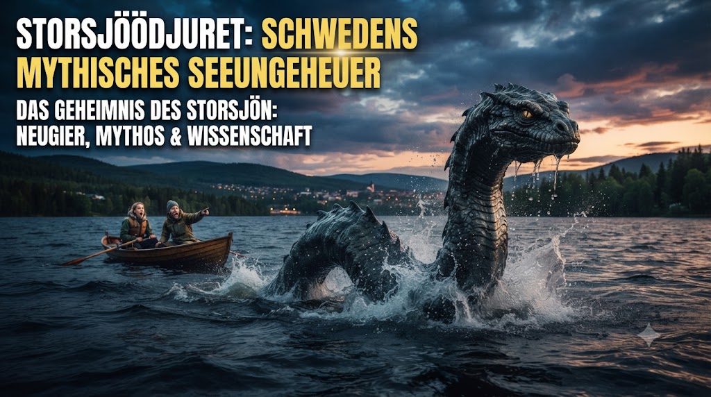 Das Storsjön-Monster Schwedens legendäres Seeungeheuer entdecken – Eindruck aus Småland, Schweden
