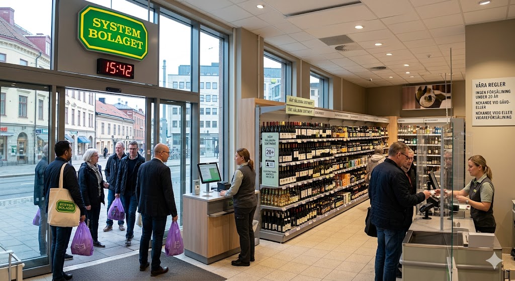 Systembolaget – staatliches Alkoholgeschäft in Schweden