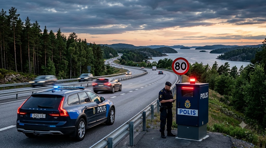 Tempolimit Blitzer Schweden – Eindruck aus Småland, Schweden