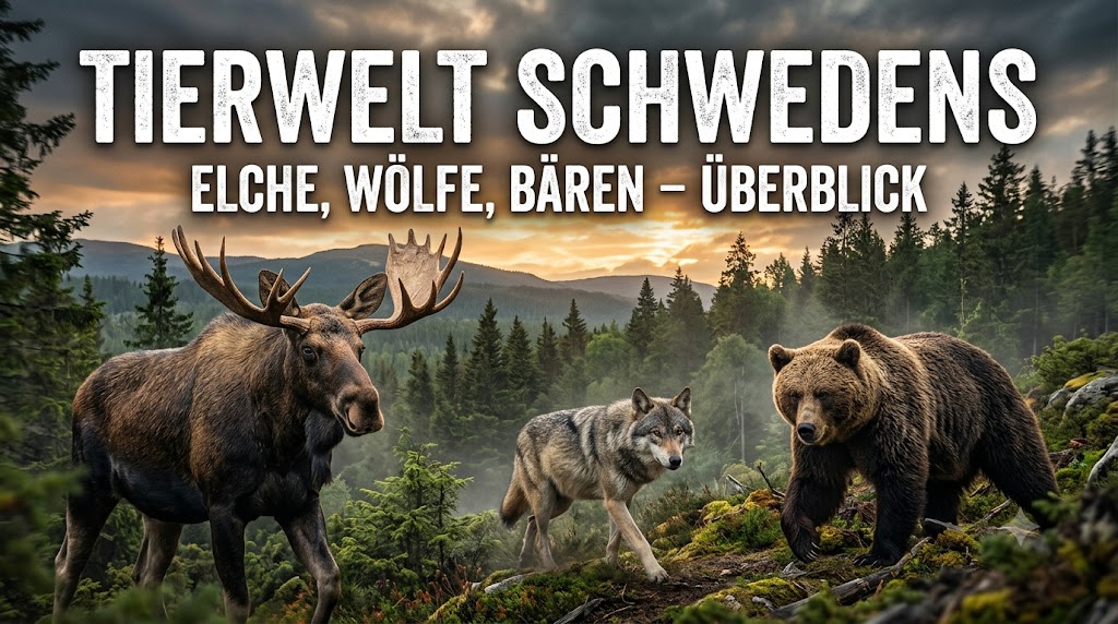 Tierwelt Schwedens – Eindruck aus Småland, Schweden