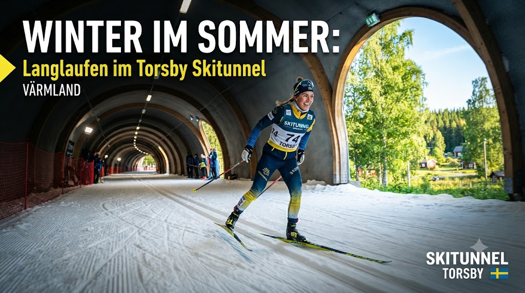 Torsby-Skitunnel – Eindruck aus Småland, Schweden