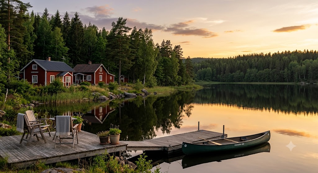 Urlaub am See in Schweden - Ruhe und Idylle