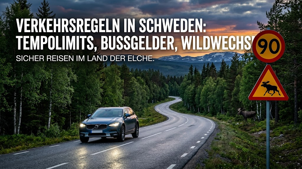 Verkehrsregeln Schweden – Eindruck aus Småland, Schweden