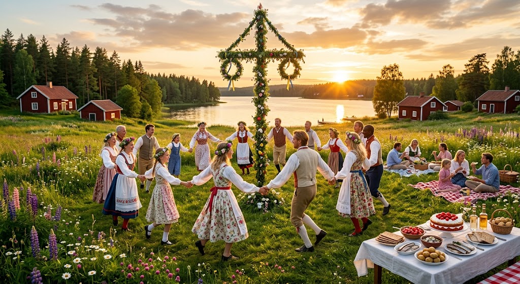 Mittsommer in Schweden - das Fest des Lichts