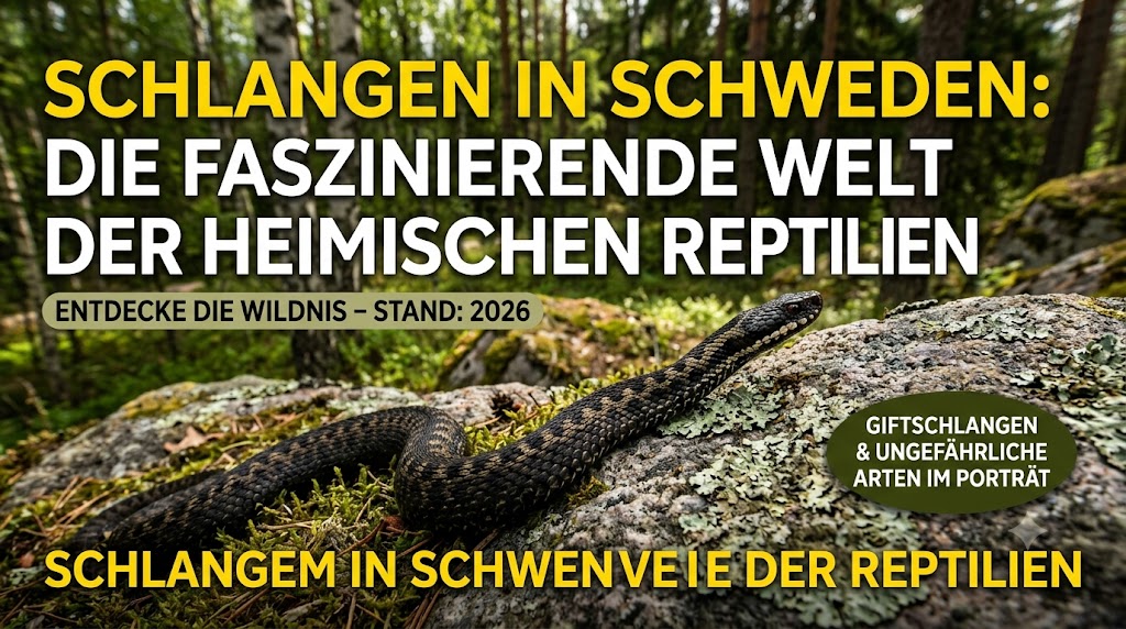 Welche Schlangen gibt es in Schweden – Eindruck aus Småland, Schweden