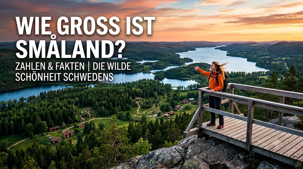 Wie groß ist Småland? Zahlen, Fakten & die Landschaft im