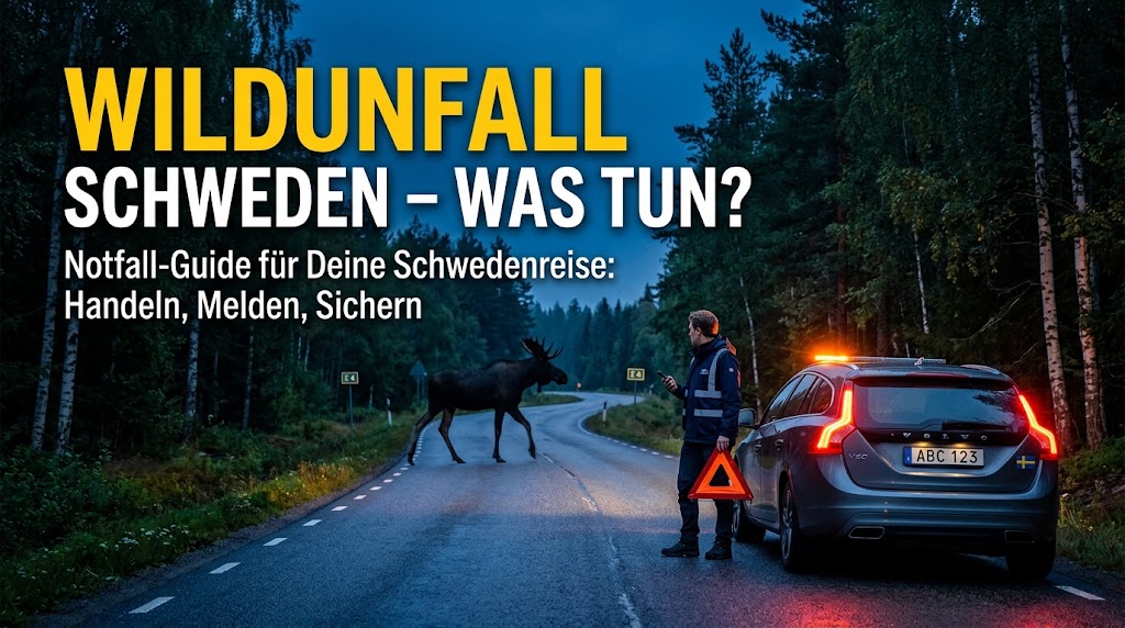 Wildunfall in Schweden was tun – Eindruck aus Småland, Schweden