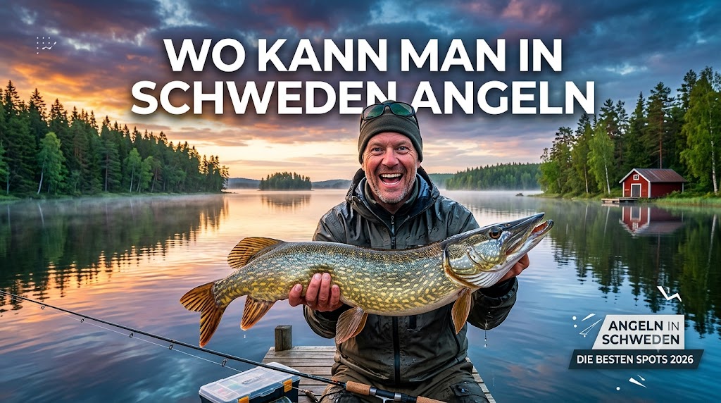 Wo kann man in Schweden Angeln – Eindruck aus Småland, Schweden