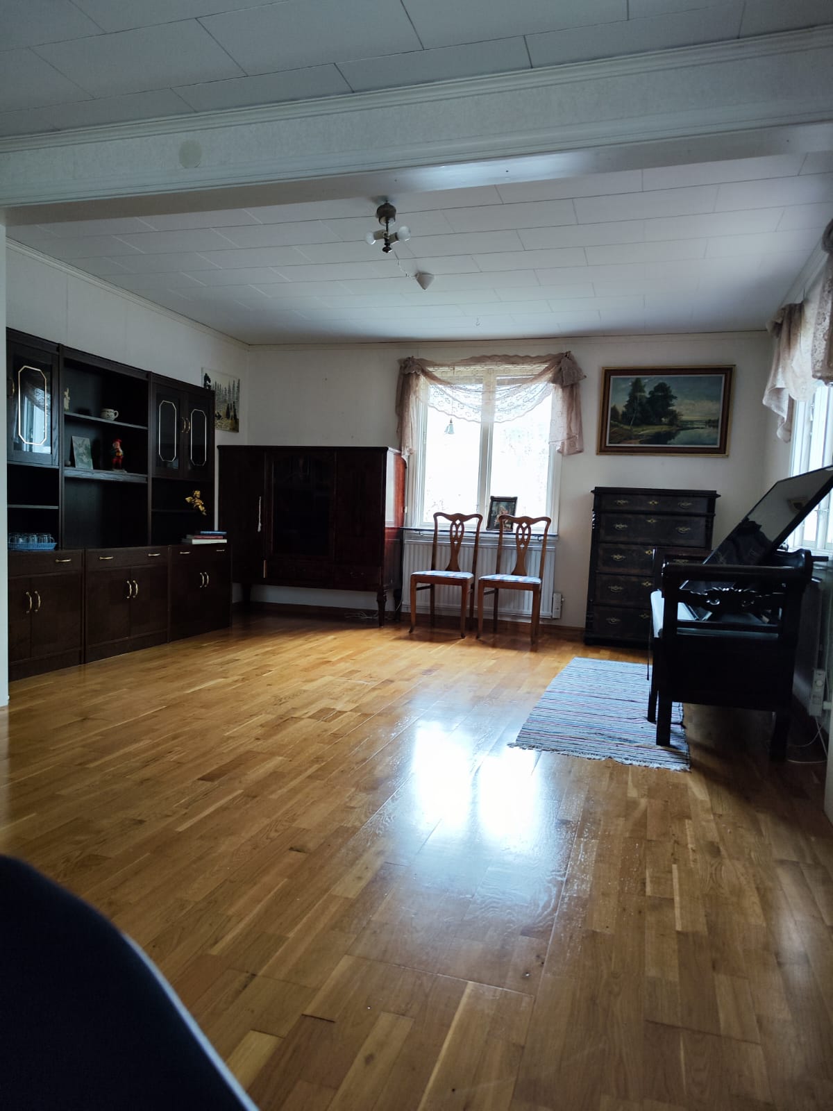 Wohnzimmer Ferienhaus Schweden Småland – gemütlich & modern