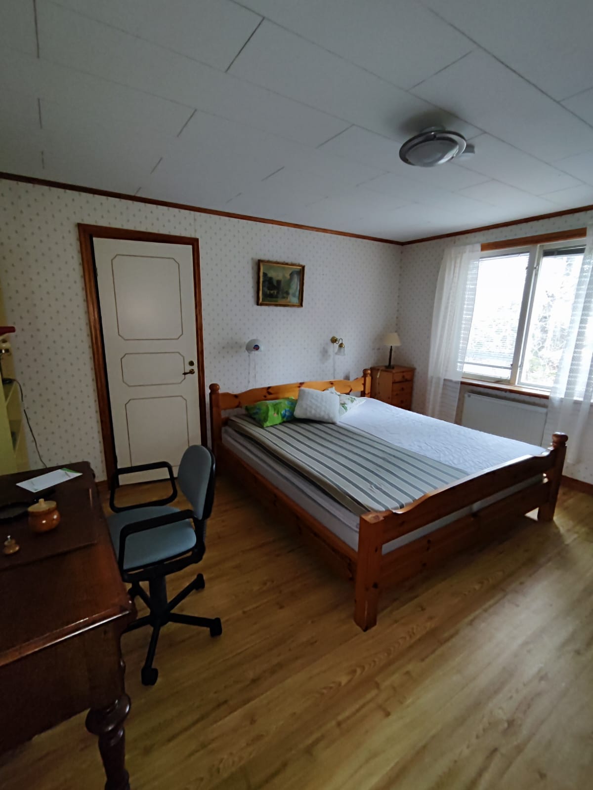 Schlafzimmer Schwedenhaus Småland Ferienhaus mieten