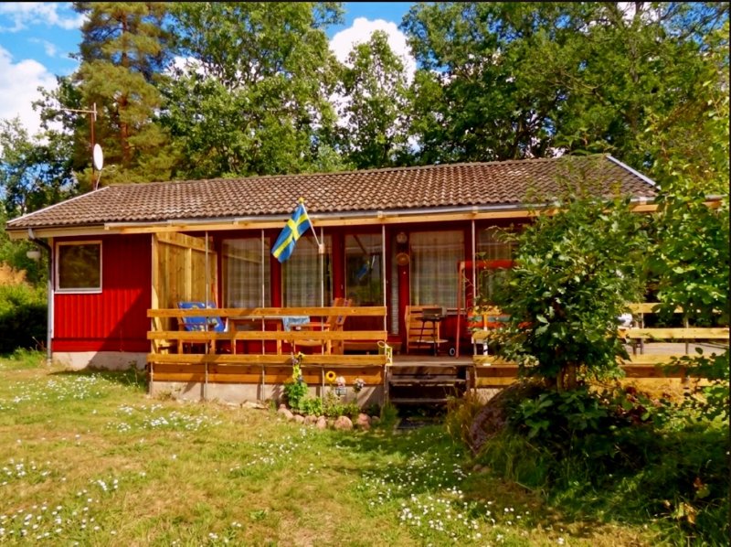 Ferienhaus Haus Törnrosa mit Boot /Sauna direkt der Ostsee — in Kalmar län — Am Meer